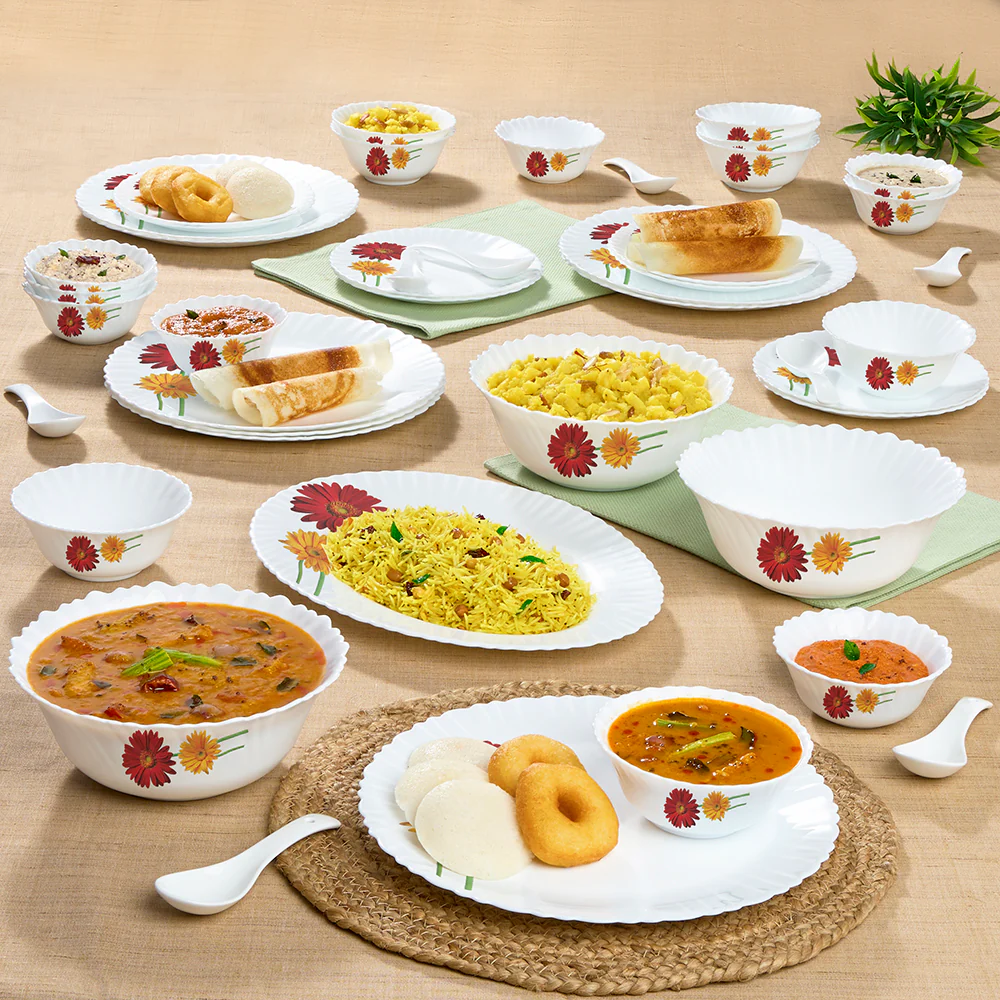 Larah Zinnia Dinner Set, 44 pc - Image 8