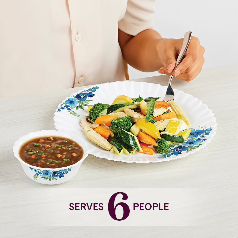 Larah Pansy Dinner Set, 27 pc - Image 4