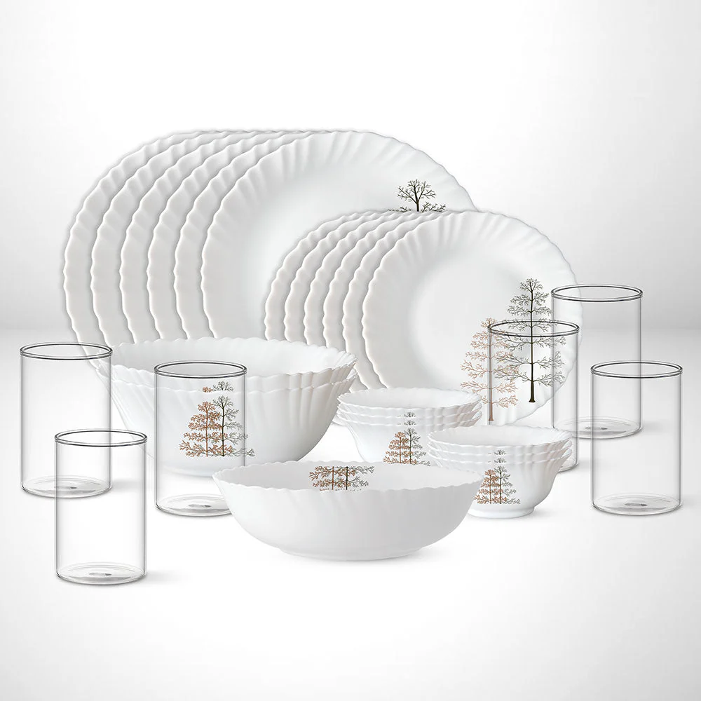 Larah Pine Dinner Set, 12 pc - Image 9