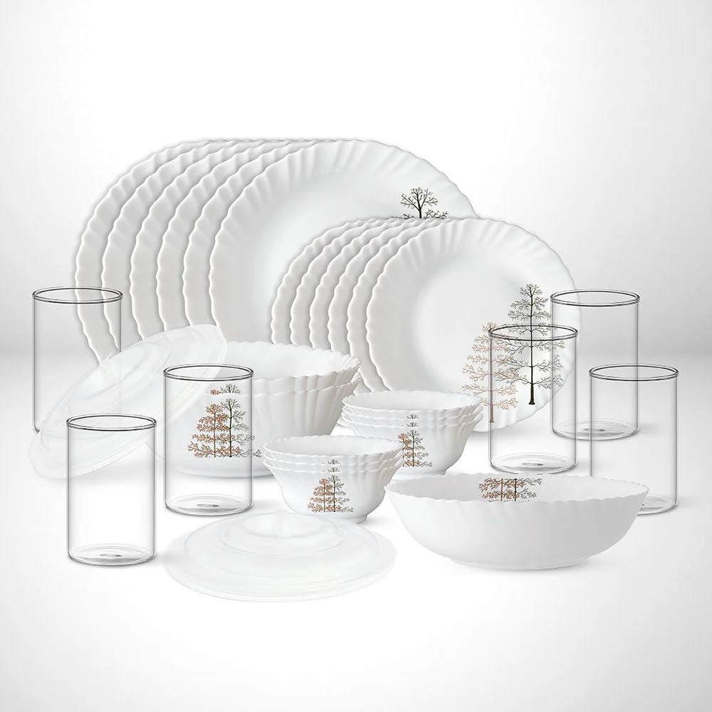Larah Pine Dinner Set, 27 pc - Image 10