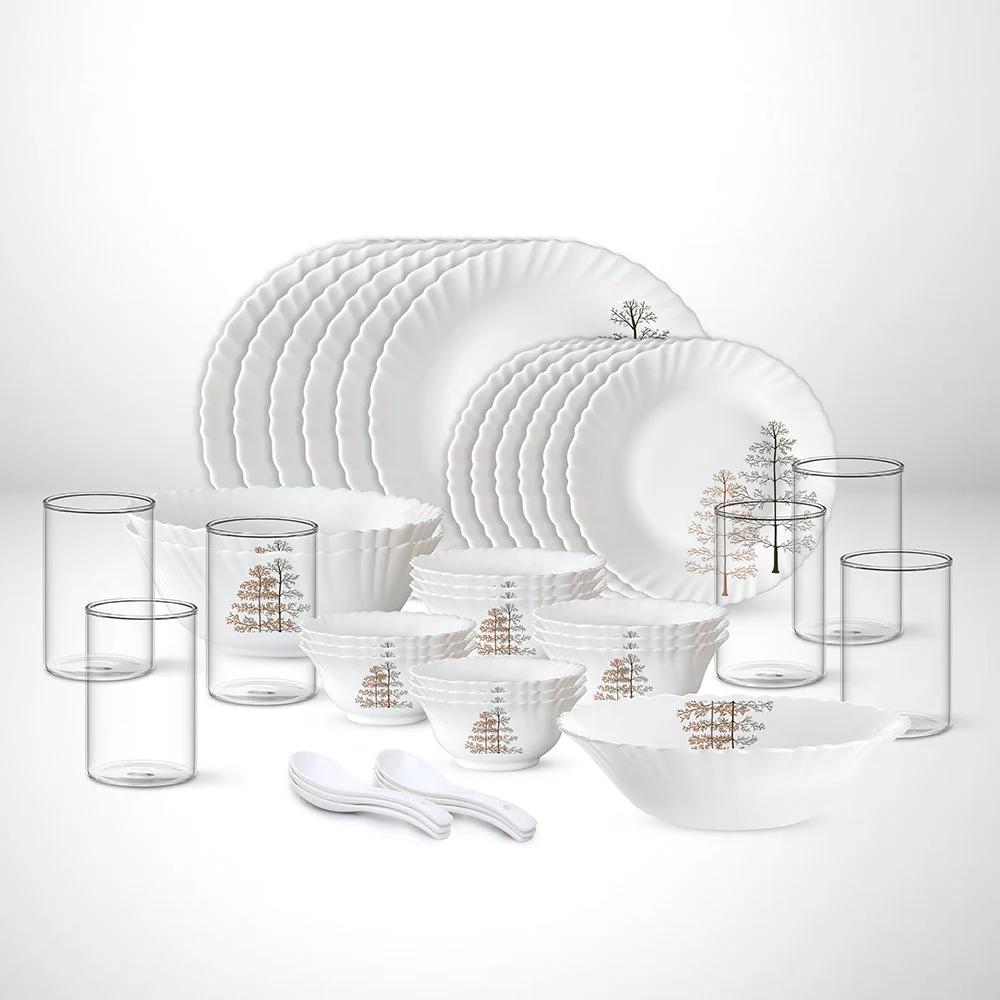 Larah Pine Dinner Set, 5 pc - Image 11