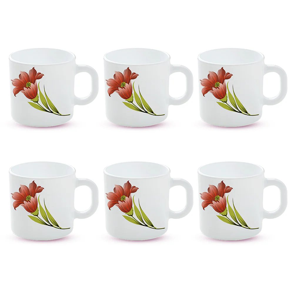 Larah Red Iris Mug Set - Image 2