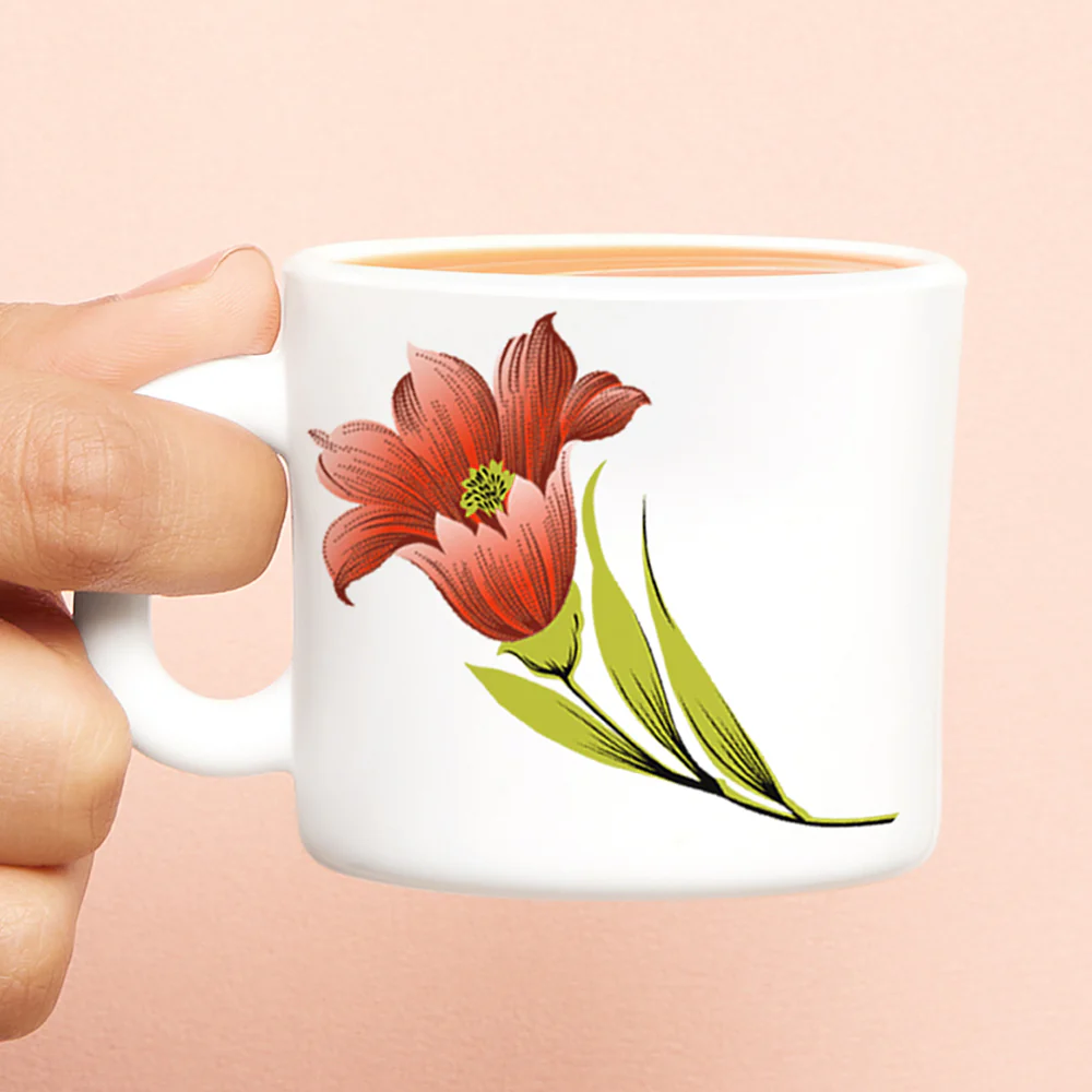 Larah Red Iris Mug Set - Image 3