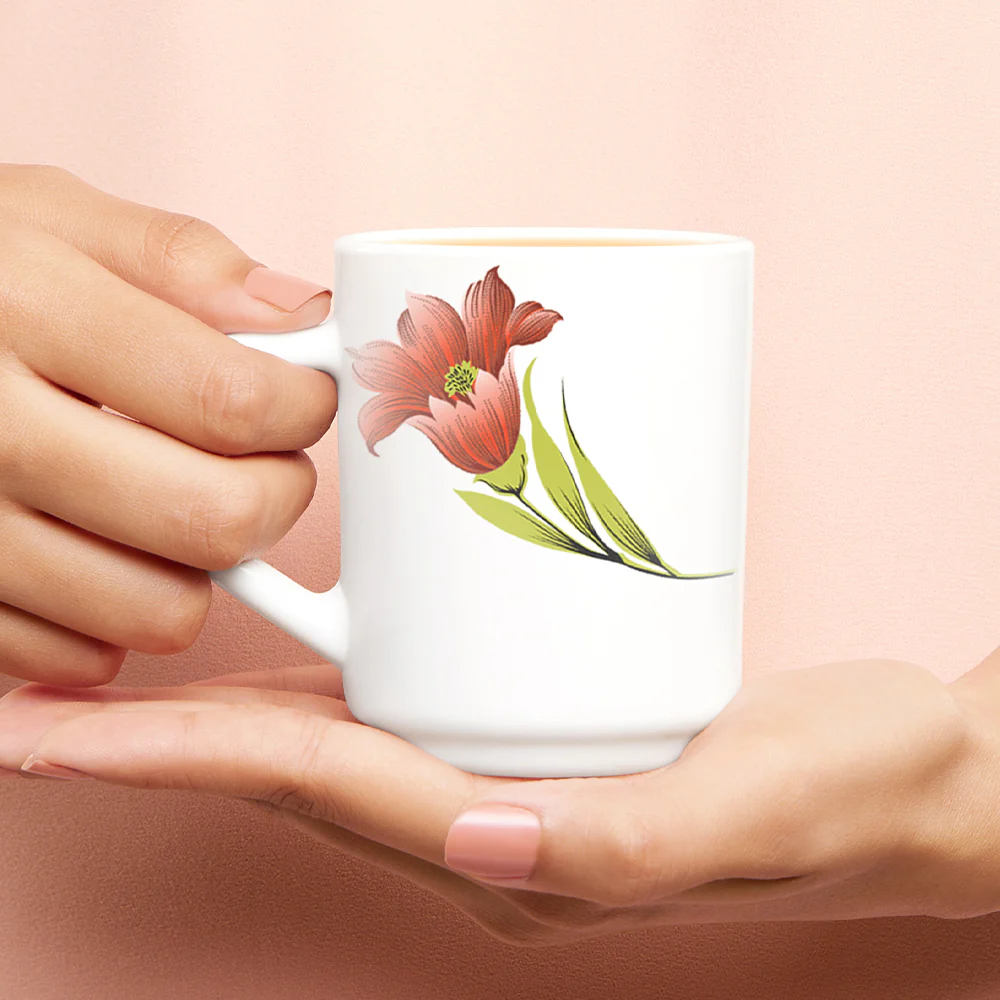Larah Red Iris Mug Set - Image 3