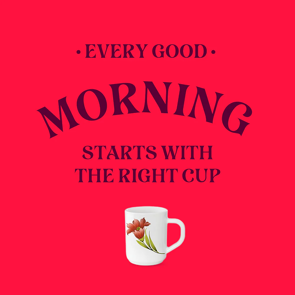 Larah Red Iris Mug Set - Image 4