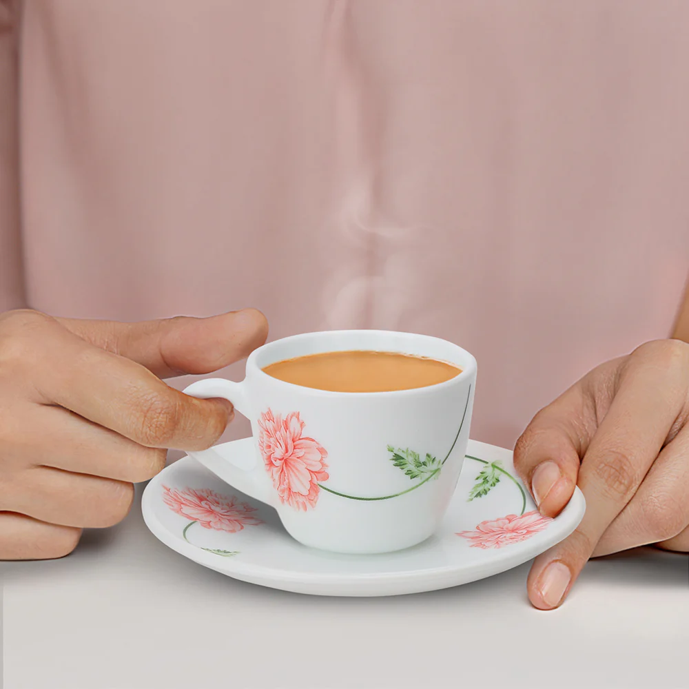 Larah Red Mist Cup n Saucer Set - Image 2