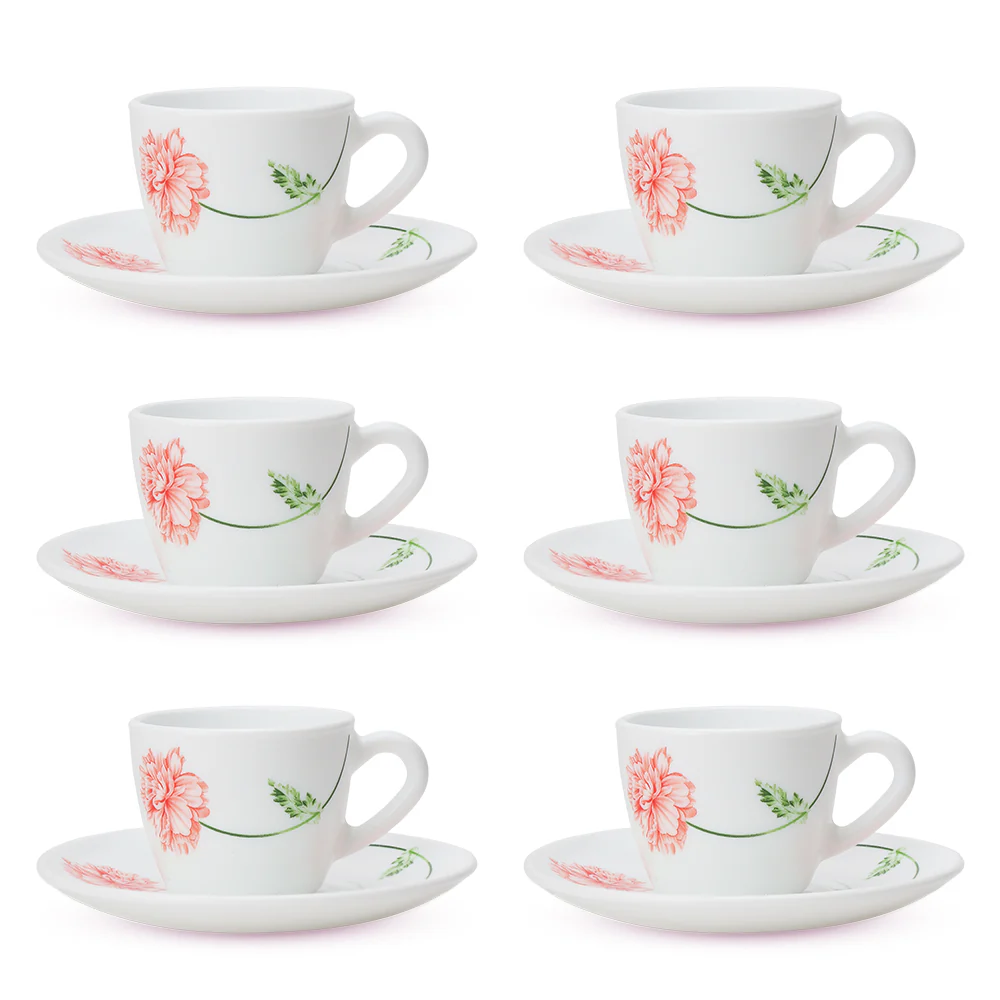 Larah Red Mist Cup n Saucer Set - Image 3