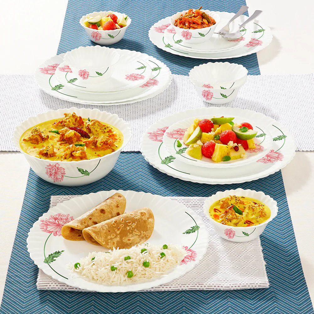 Larah Red Mist Dinner Set, 19 pc - Image 8