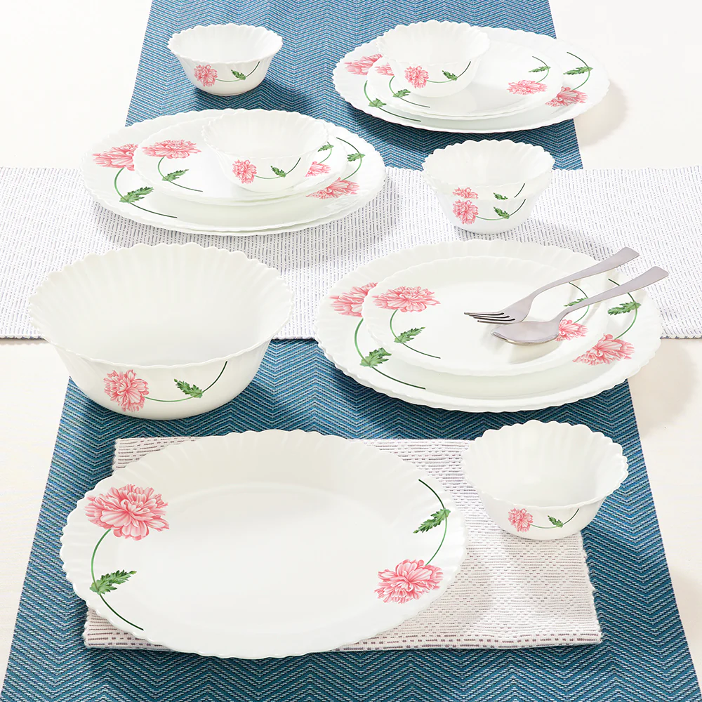 Larah Red Mist Dinner Set, 19 pc - Image 9