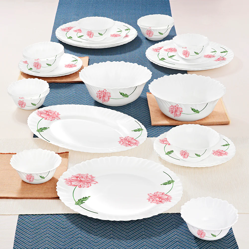 Larah Red Mist Dinner Set, 27 pc - Image 9