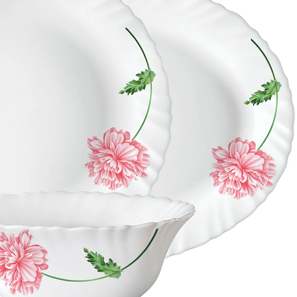 Larah Red Mist Dinner Set, 33 pc - Image 3