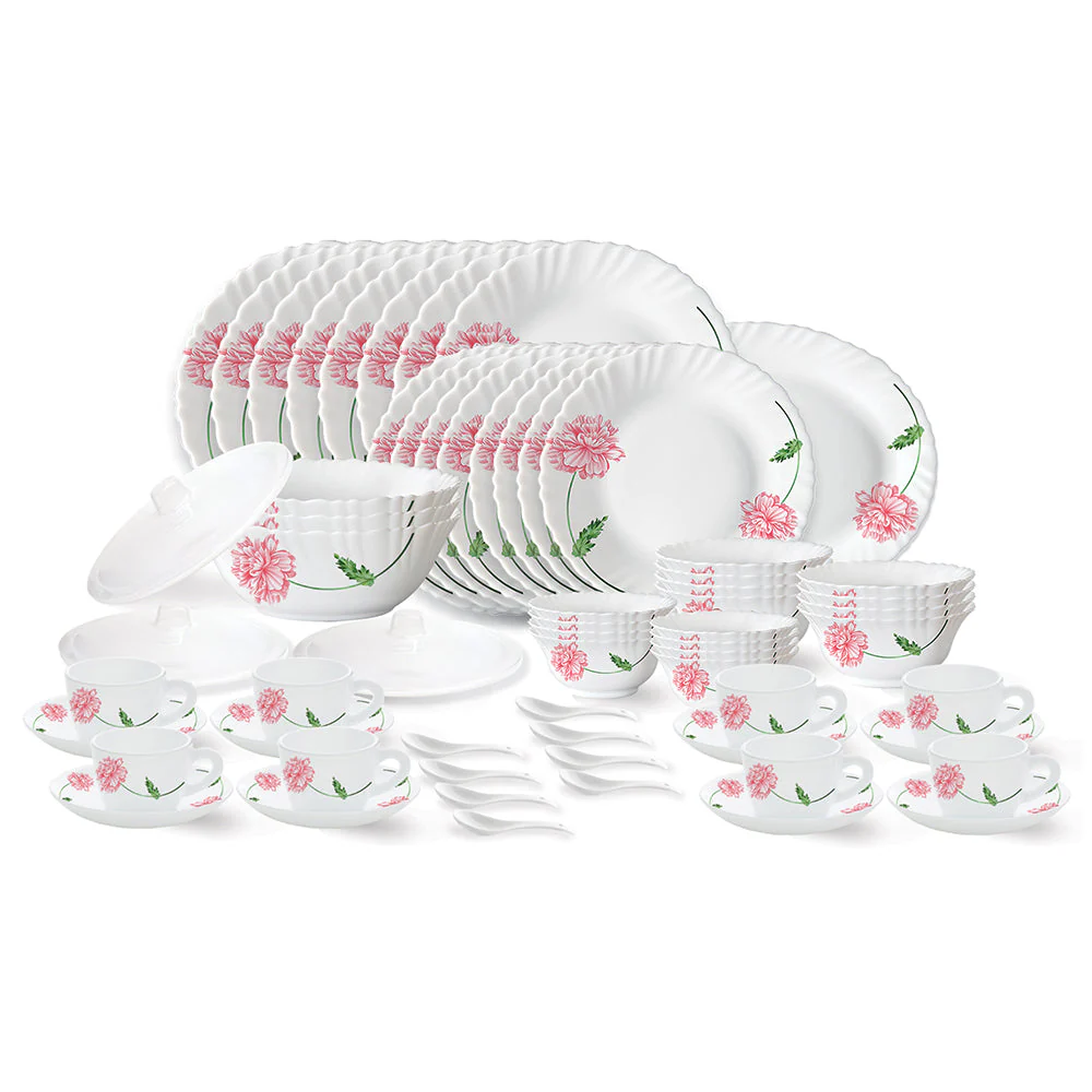 Larah Red Mist Dinner Set, 45 pc - Image 13