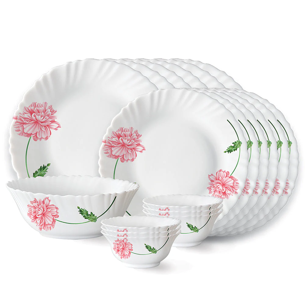 Larah Red Mist Dinner Set, 45 pc - Image 15