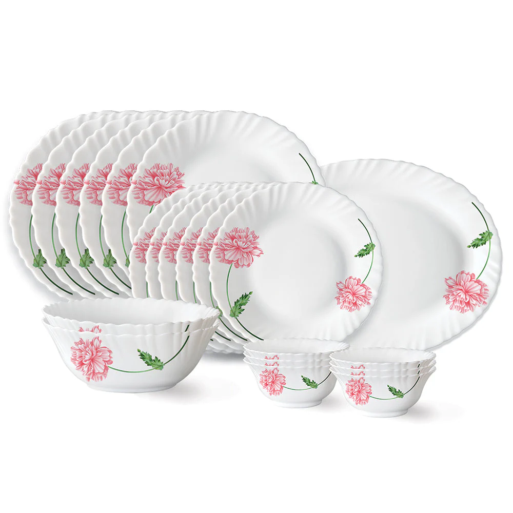 Larah Red Mist Dinner Set, 45 pc - Image 16