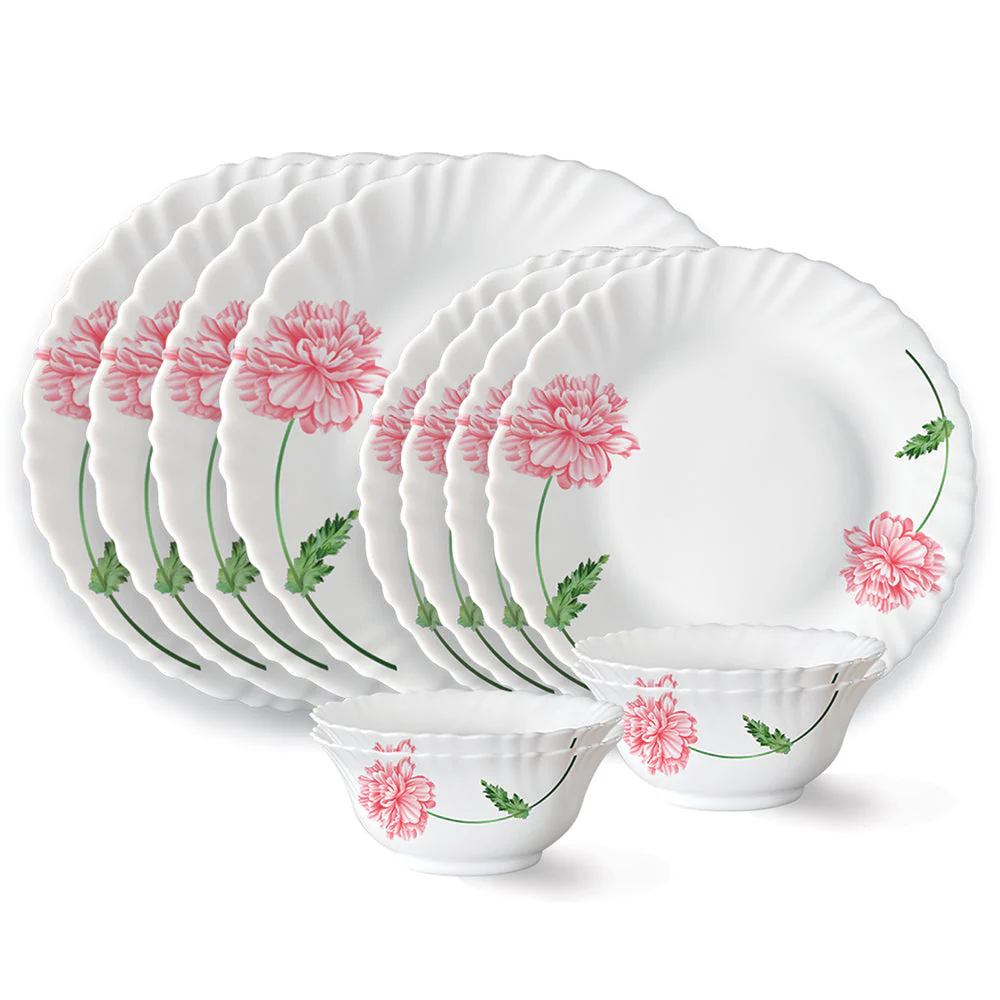 Larah Red Mist Dinner Set, 45 pc - Image 18