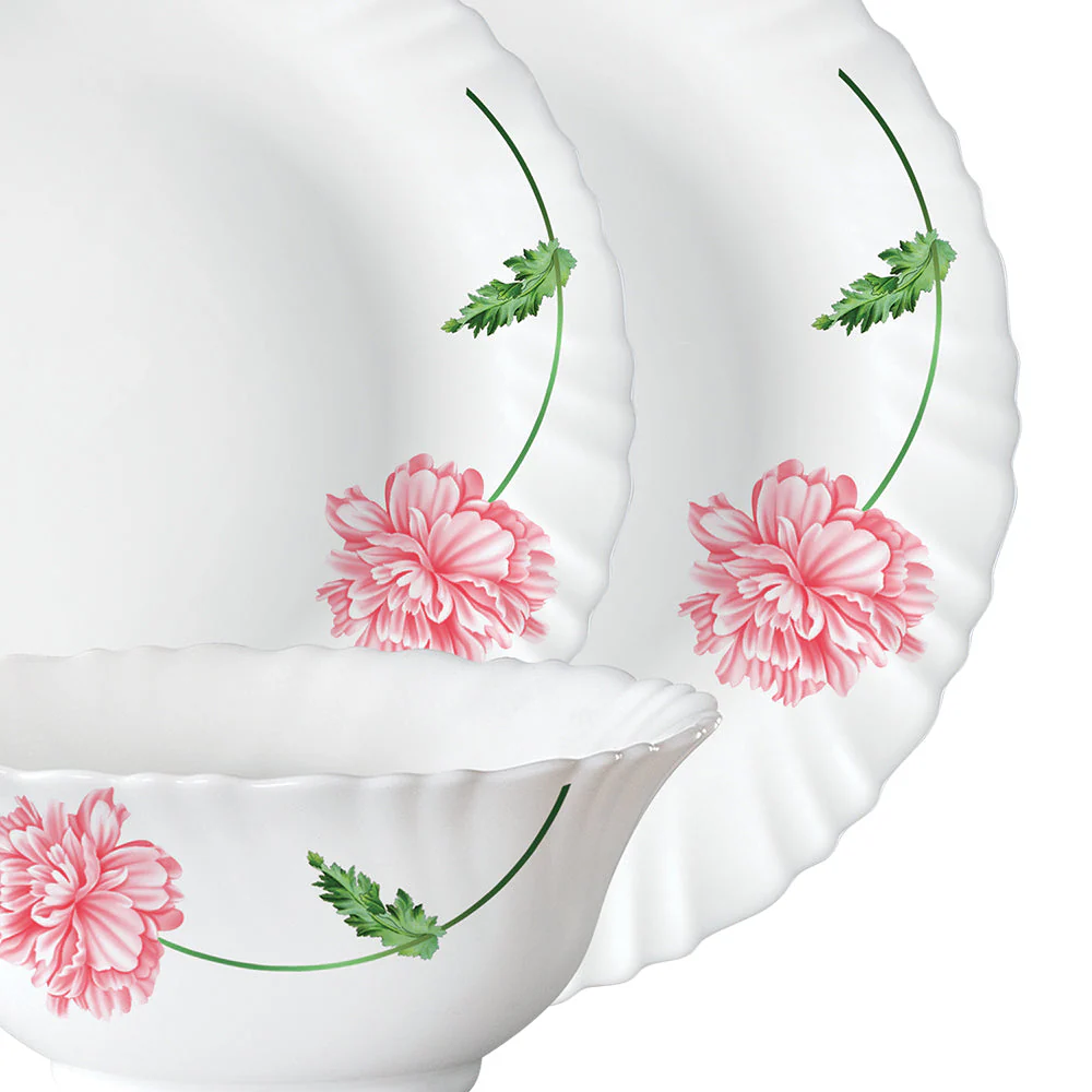 Larah Red Mist Dinner Set, 45 pc - Image 2