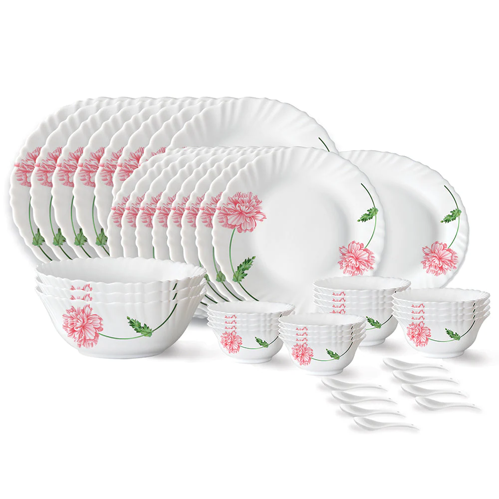 Larah Red Mist Dinner Set, 45 pc - Image 20