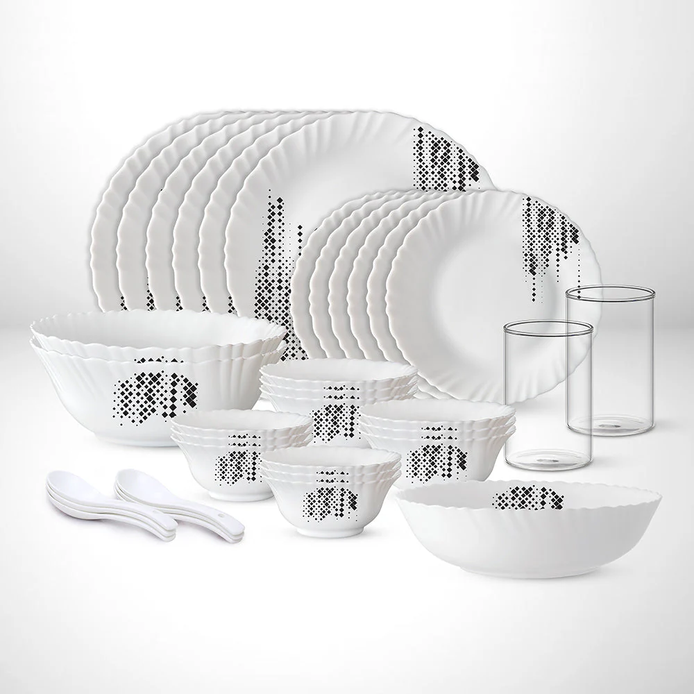 Larah Slate Dinner Set, 12 pc - Image 17