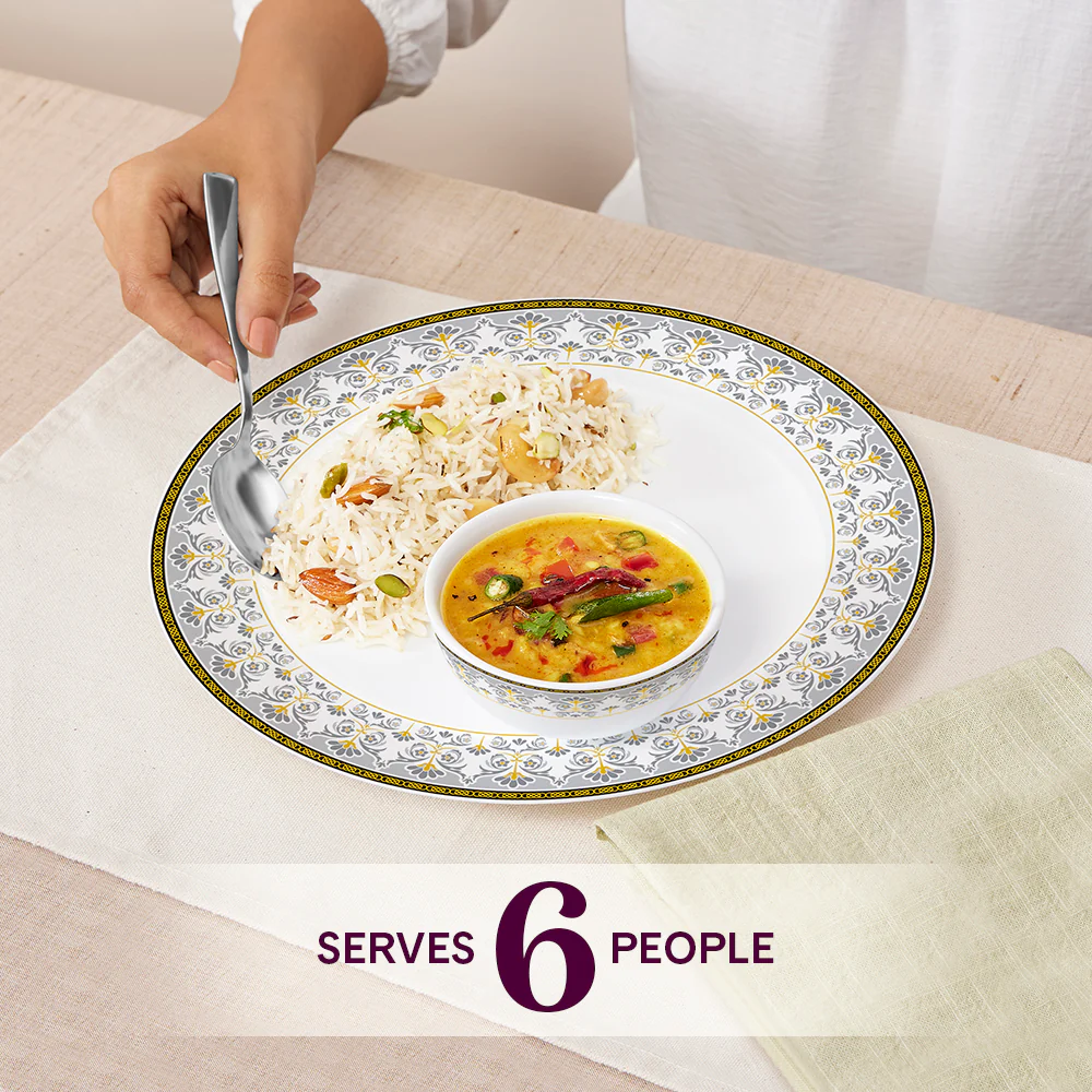 Larah Vatika Dinner Set, 19 pc - Image 6