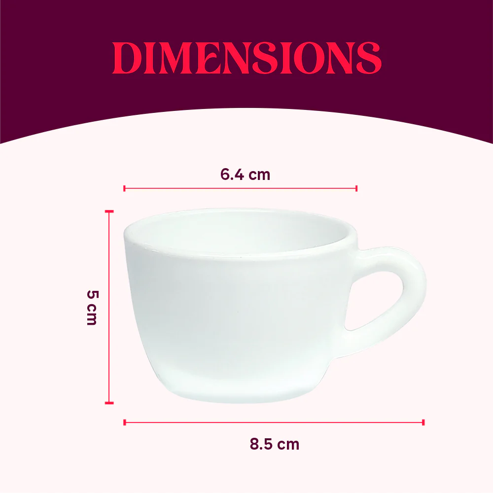 Larah Opalware Viva Cup Set - Image 4
