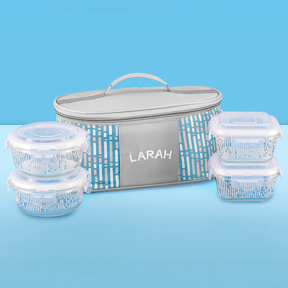 Larah Vogue Universal Glass Lunchbox - Image 2