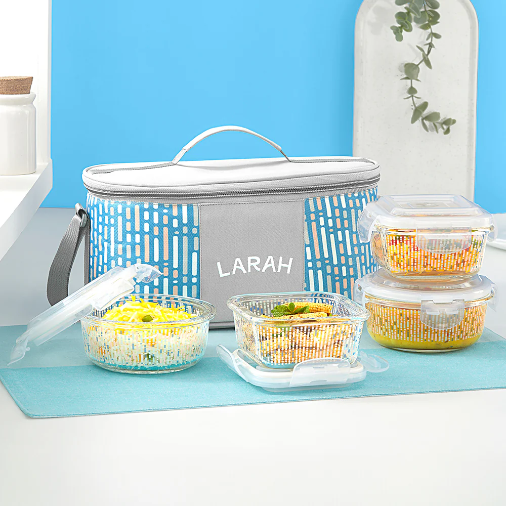Larah Vogue Universal Glass Lunchbox - Image 3