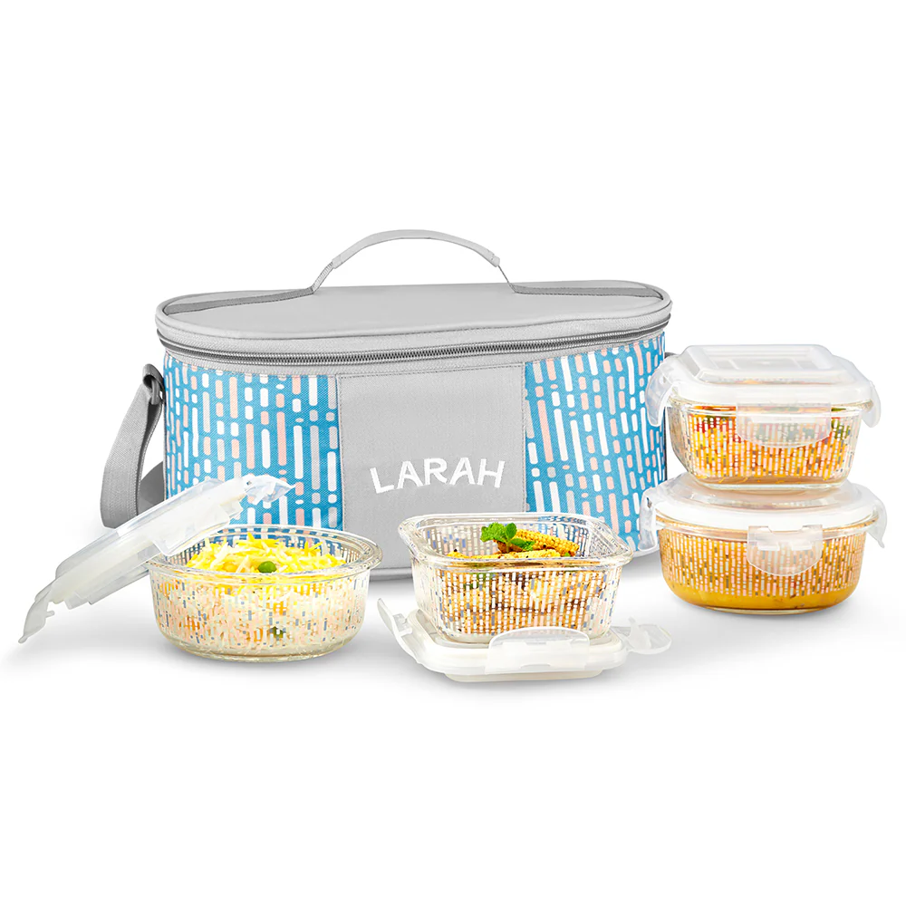 Larah Vogue Universal Glass Lunchbox - Image 4
