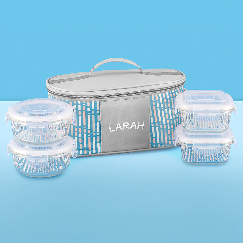 Larah Vogue Universal Glass Lunchbox - Image 5