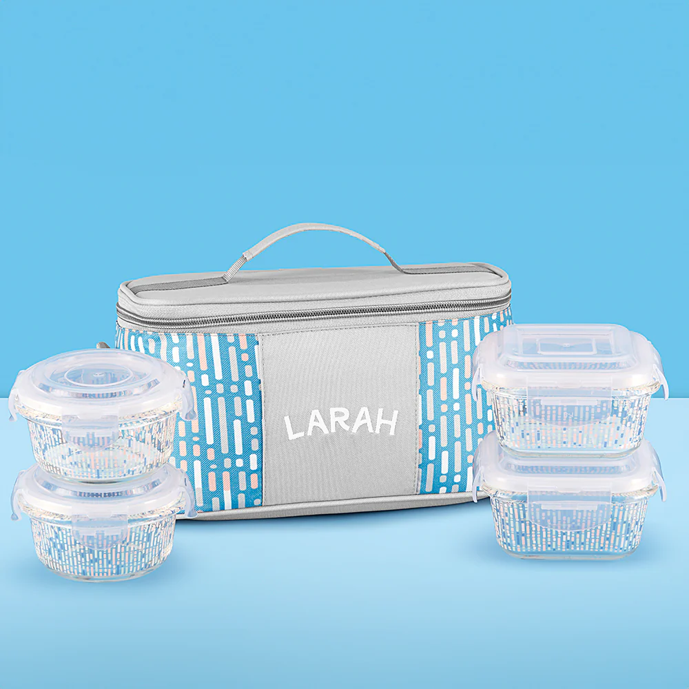 Larah Vogue Universal Glass Lunchbox - Image 2