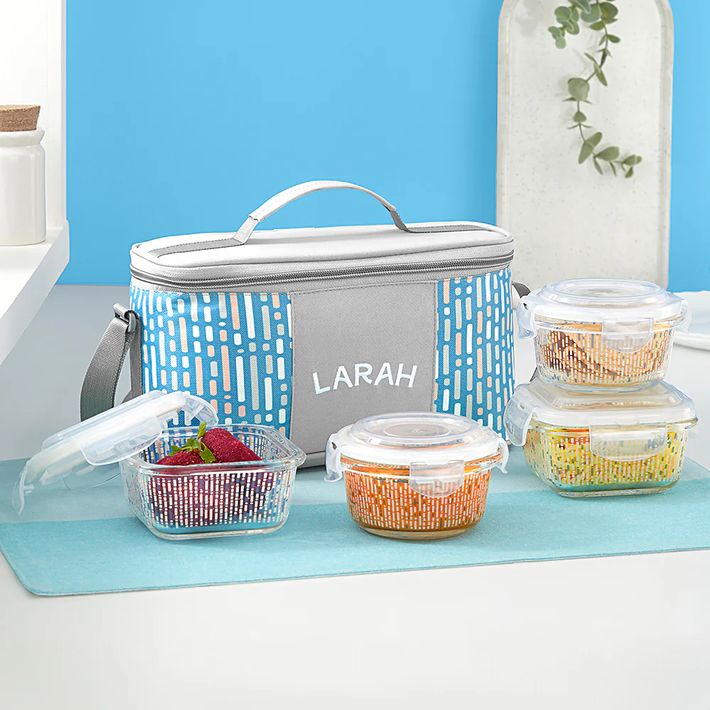 Larah Vogue Universal Glass Lunchbox - Image 3