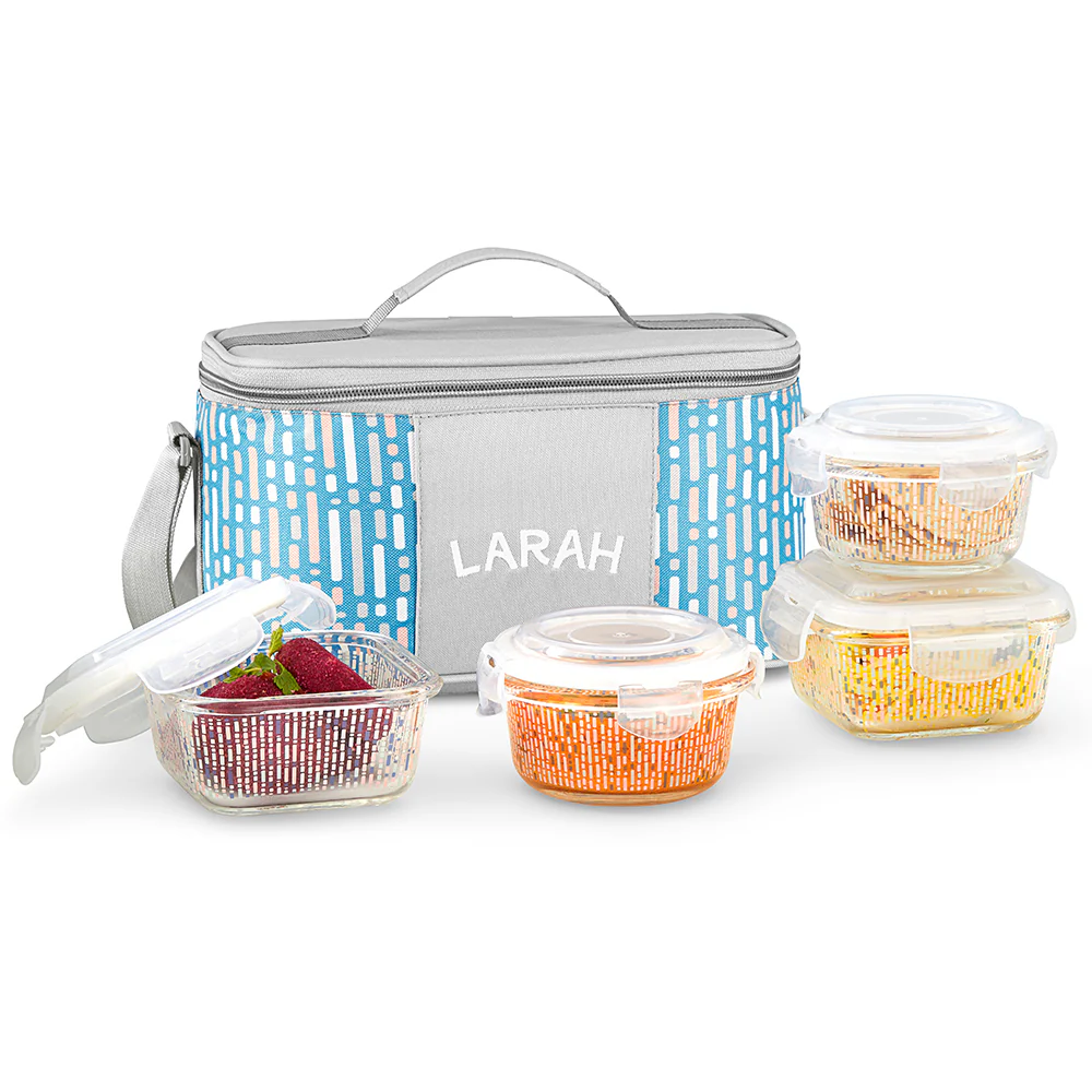 Larah Vogue Universal Glass Lunchbox - Image 4