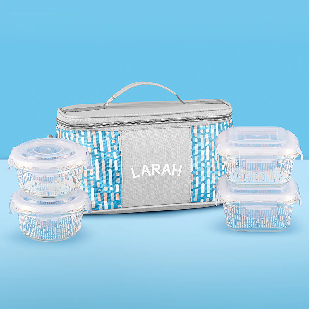 Larah Vogue Universal Glass Lunchbox - Image 5