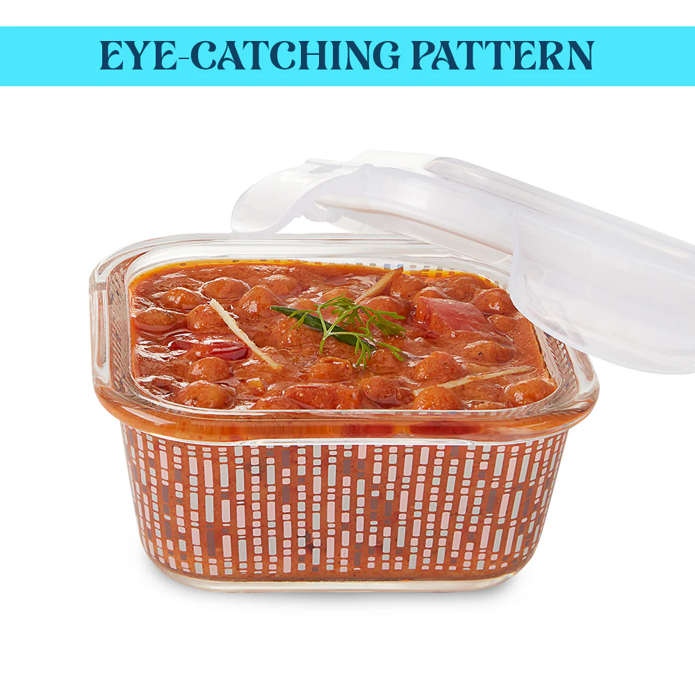 Larah Vogue Universal Glass Lunchbox - Image 7