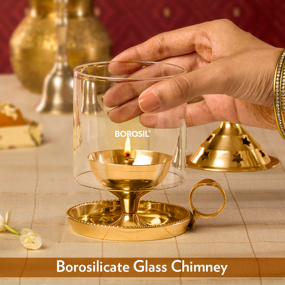 Borosil Mangal Akhand Diya, Medium - Image 9