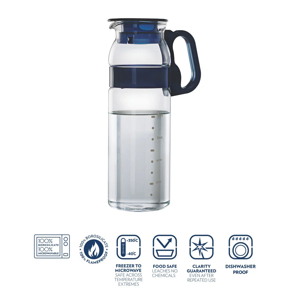 Borosil Marina Jug w plastic handle - Image 2