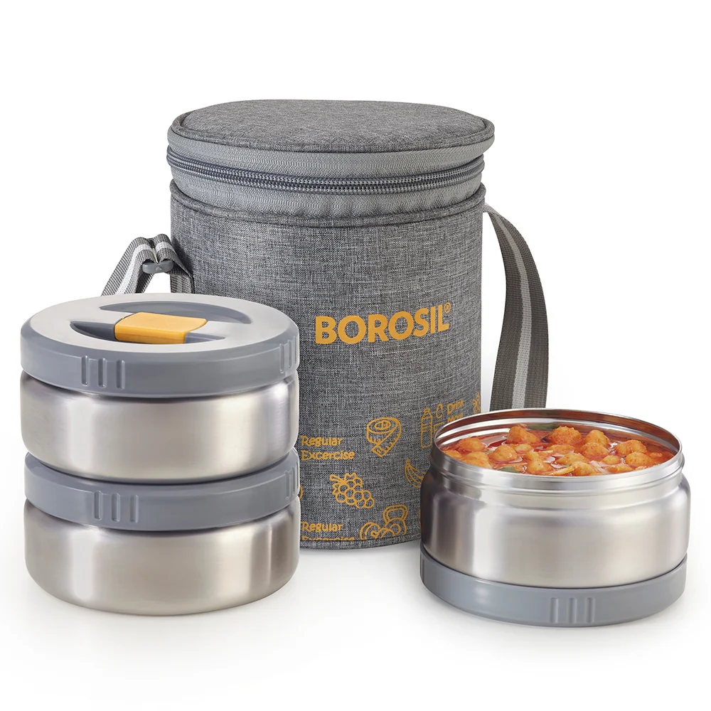 Mealmate Round Stainless Steel Lunchbox - Image 2