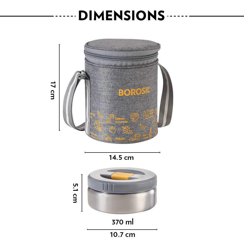 Mealmate Round Stainless Steel Lunchbox - Image 4