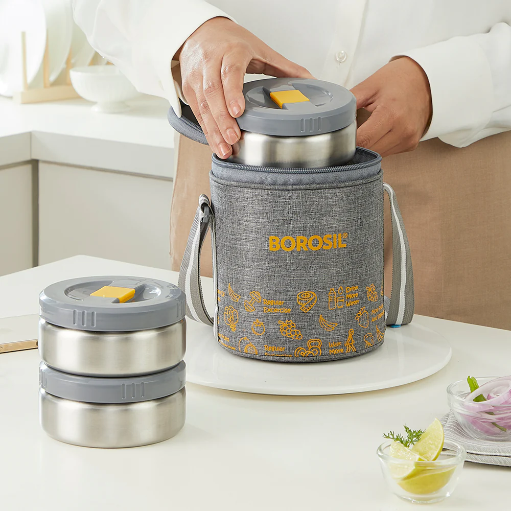 Mealmate Round Stainless Steel Lunchbox - Image 7