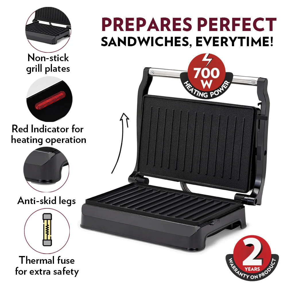 Meta Prime Grill Sandwich Maker - Image 6