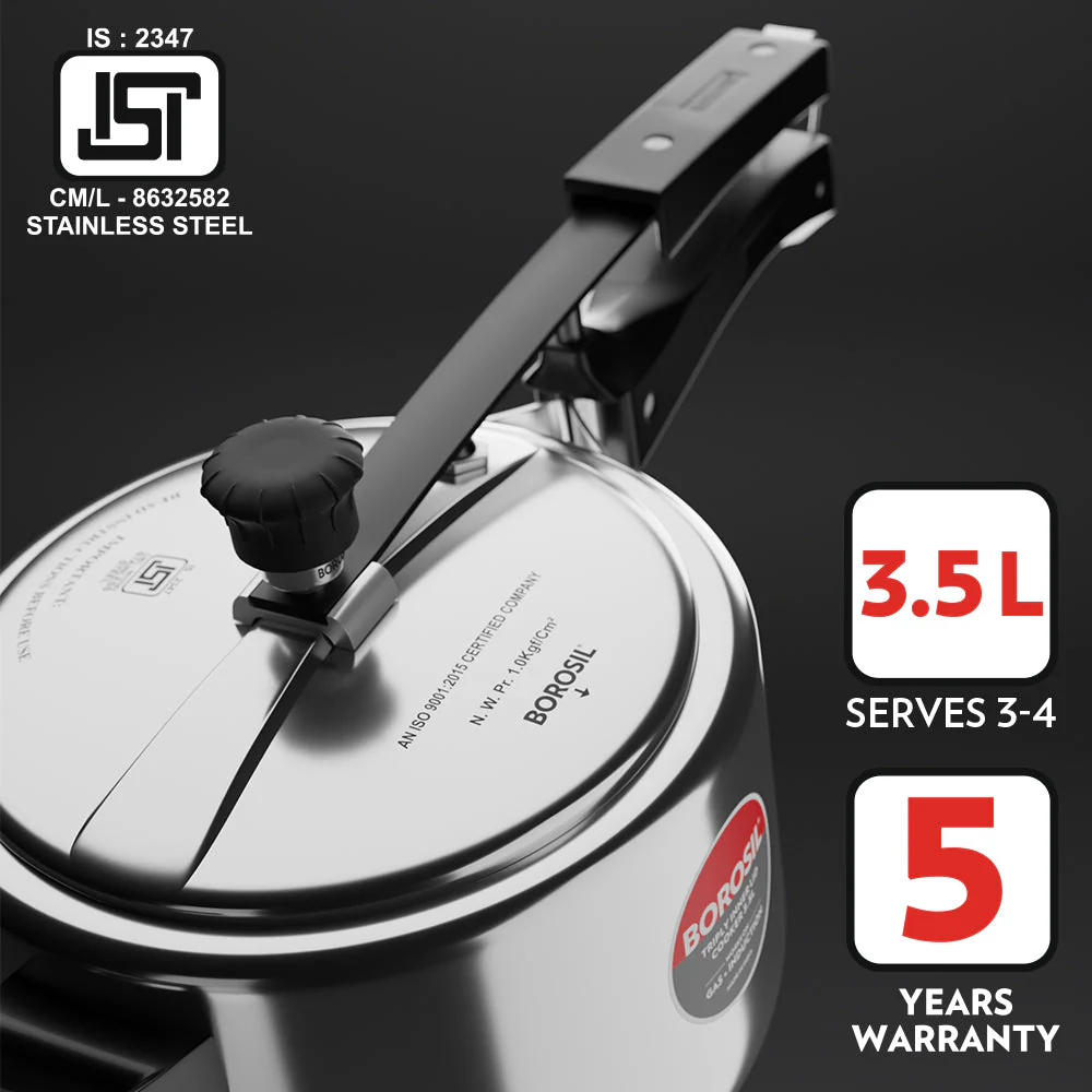 Home Chef Set-Buy Inner Lid Pressure Cooker & Get Casseroles with Lid Free Worth ₹ 1,499/- - Image 6