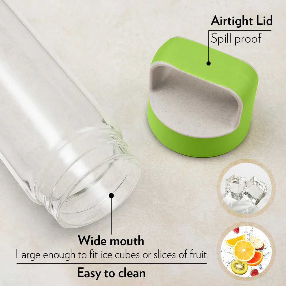 Neo Borosilicate Clear Glass Bottle - Image 6