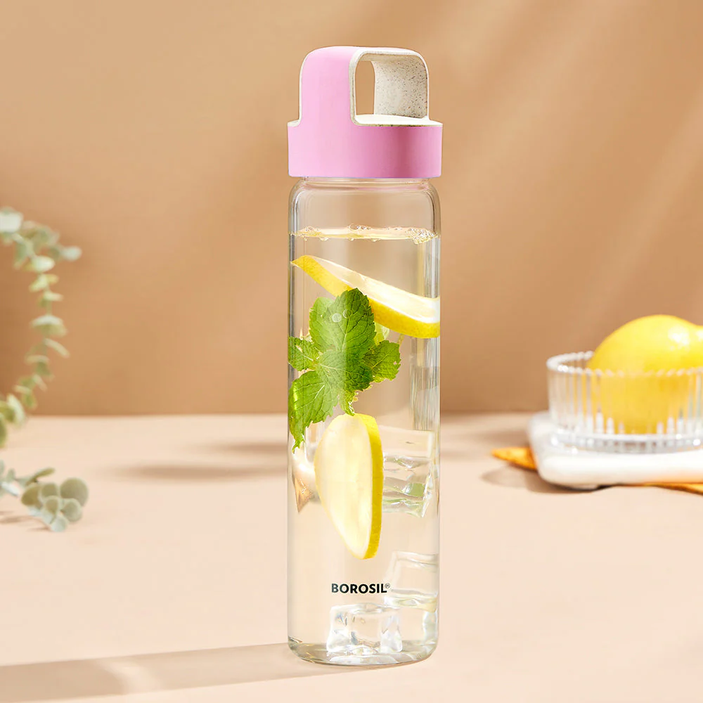 Personalised Neo Borosilicate Clear Glass Bottle - Image 2