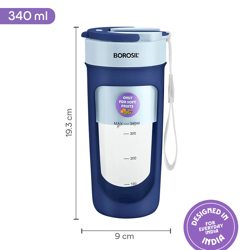 Nutrisip Portable Blender, Blue - Image 2