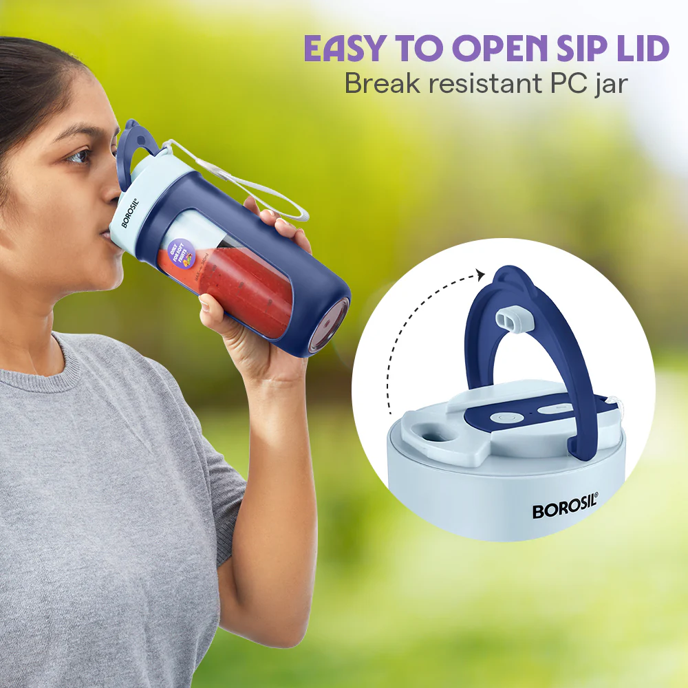 Nutrisip Portable Blender, Blue - Image 7