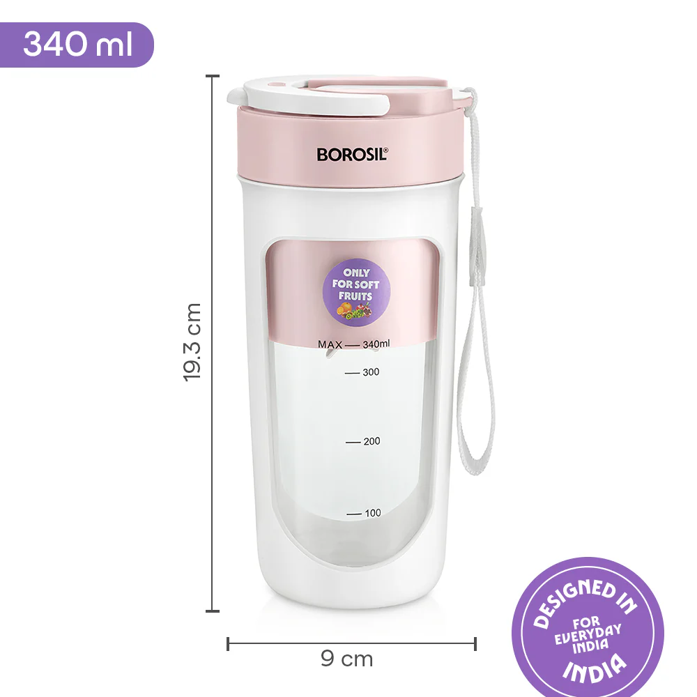 Nutrisip Portable Blender, Pink - Image 2