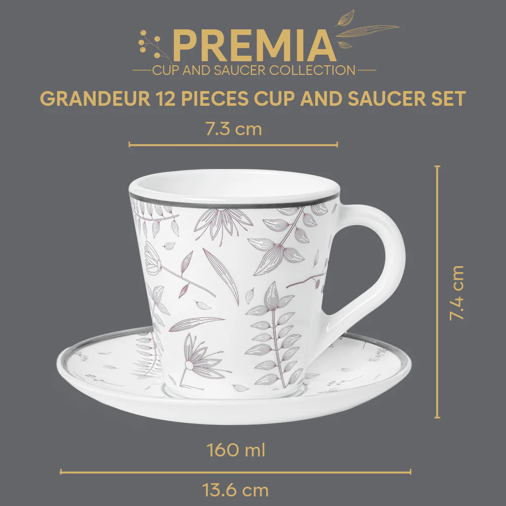 Larah Grandeur Mug n Saucer Set - Image 3