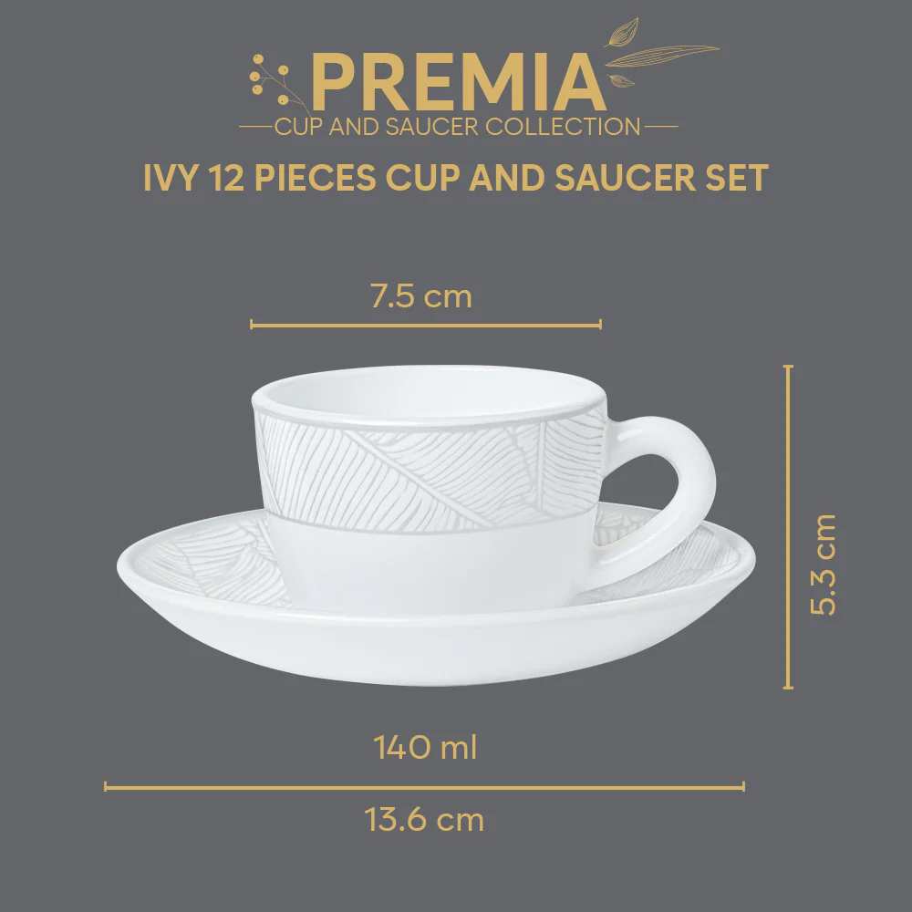 Larah Ivy Cup n Saucer Set - Image 3