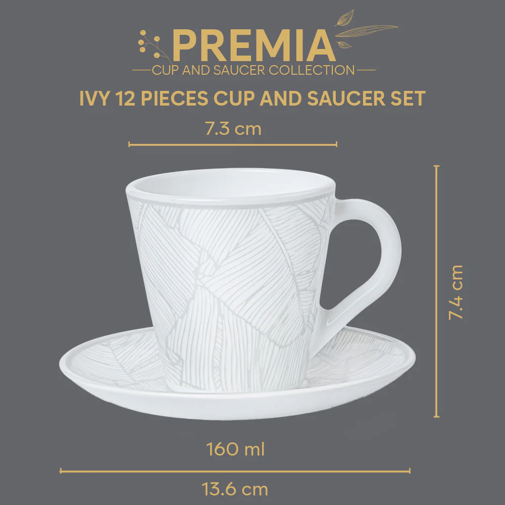 Larah Ivy Mug n Saucer Set - Image 3