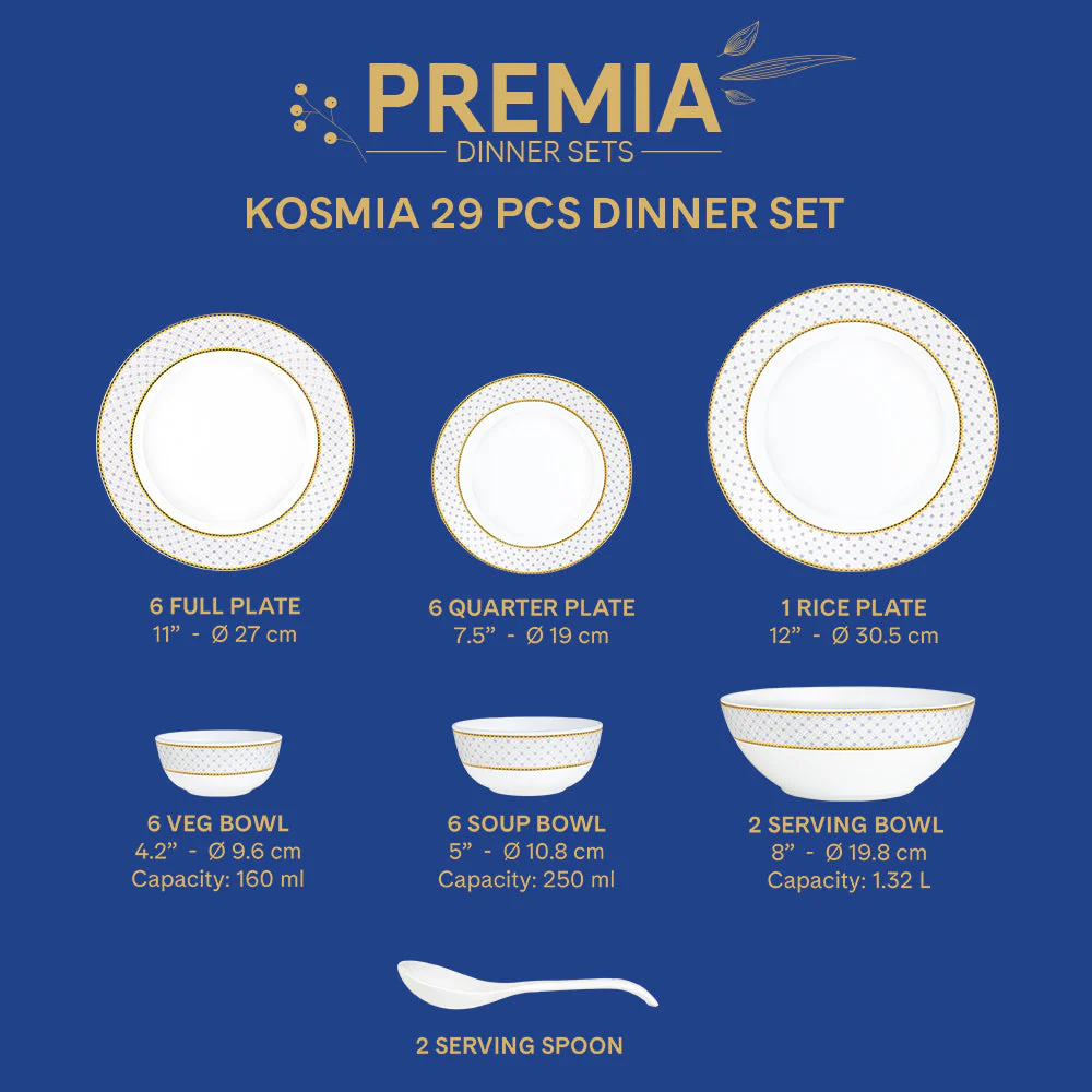 Larah Kosmia Dinner Set, 29 pc - Image 5