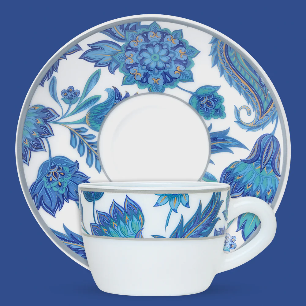 Larah New Iris Cup n Saucer Set - Image 4